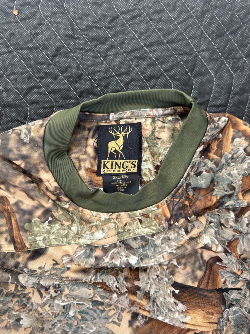 Kings camo Men's Camo Long-Sleeve Shirt - Green Camo